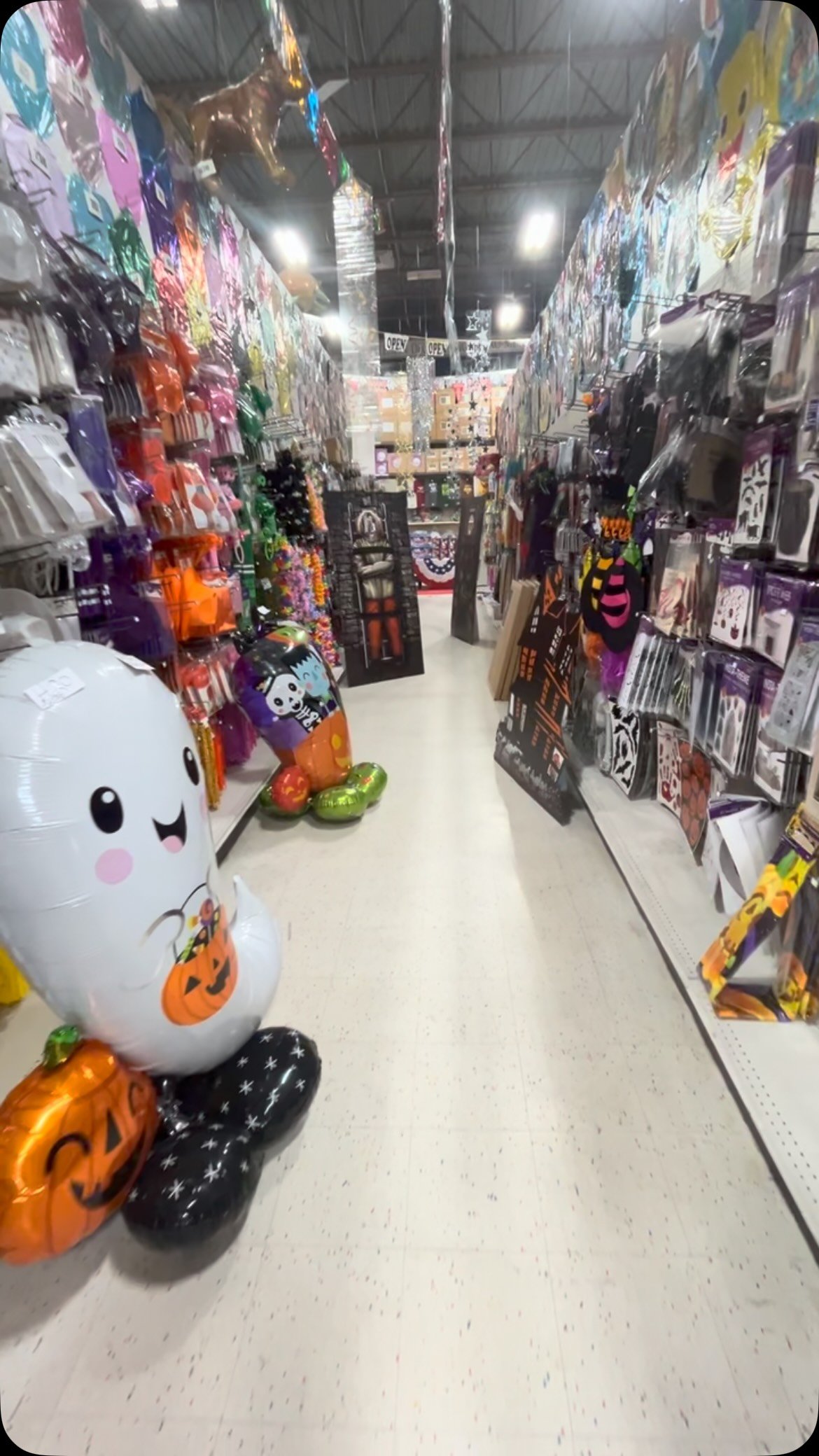 Colorful balloon display